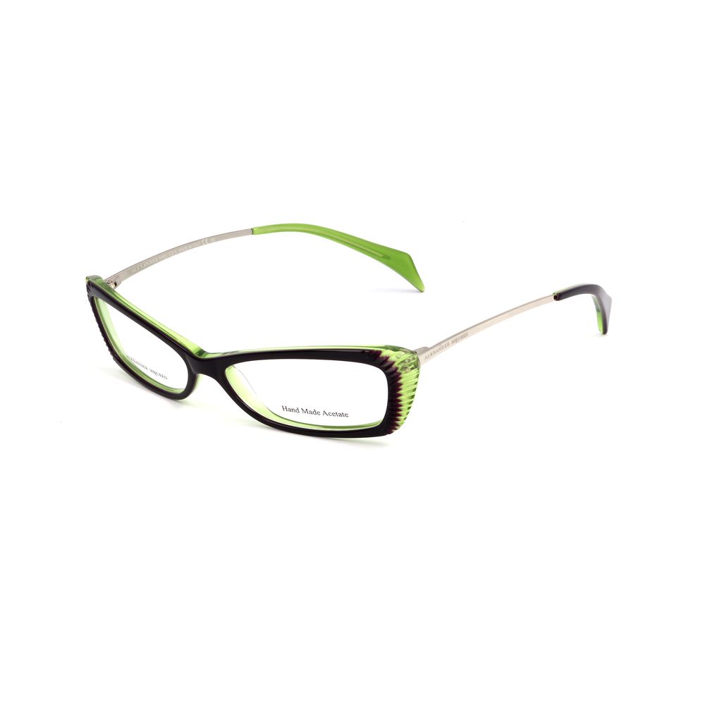 Lunettes à montures bicolores en acétate Alexander McQueen