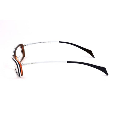 Lunettes à montures en acétate multicolore Alexander McQueen