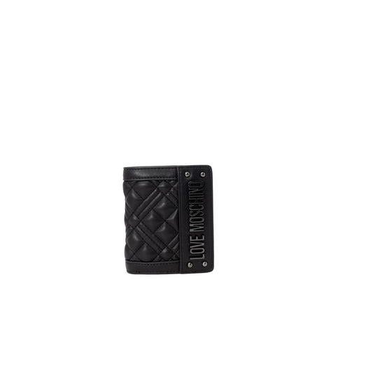 Love Moschino Zwarte Polyethyleen Portemonnee
