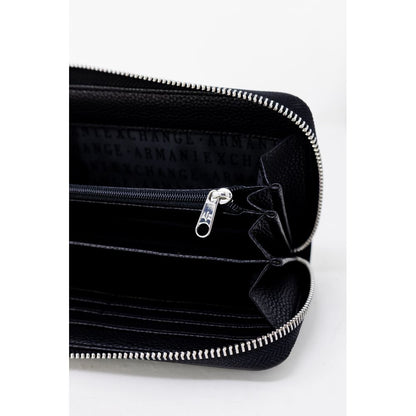 Armani Exchange Zwarte Polyethyleen Portemonnee
