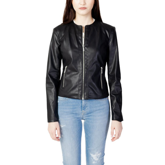 Armani Exchange zwarte polyester jassen en overjassen