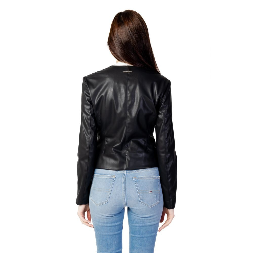 Armani Exchange zwarte polyester jassen en overjassen