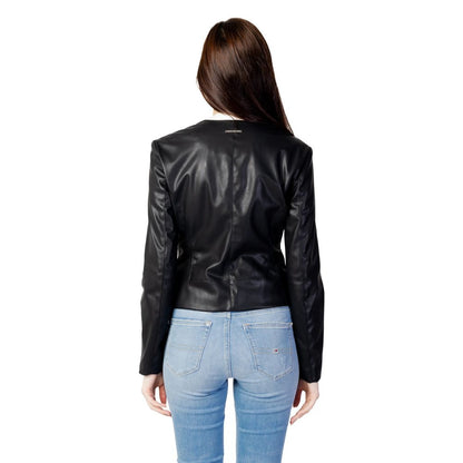 Armani Exchange zwarte polyester jassen en overjassen