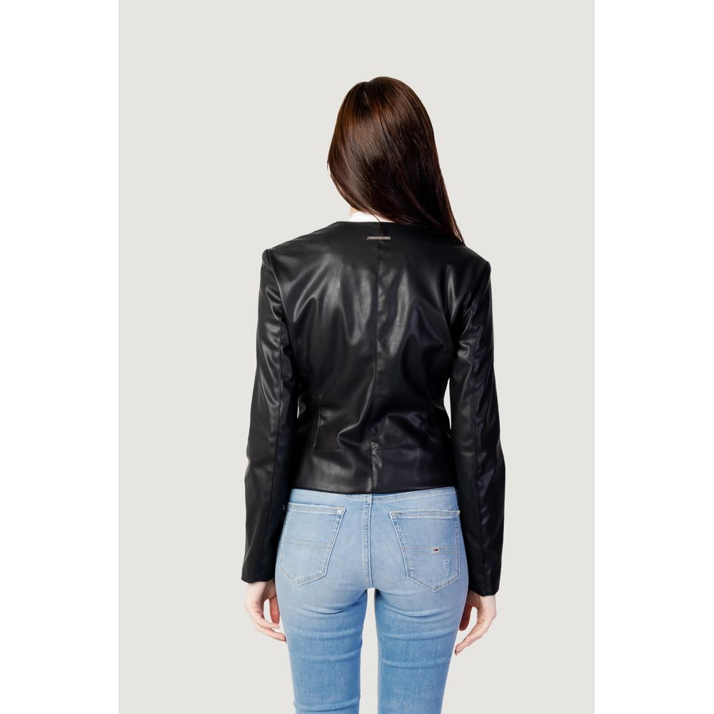 Armani Exchange zwarte polyester jassen en overjassen