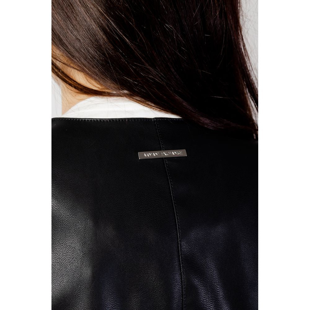 Armani Exchange zwarte polyester jassen en overjassen