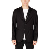 Armani Exchange, blazer noir en polyester