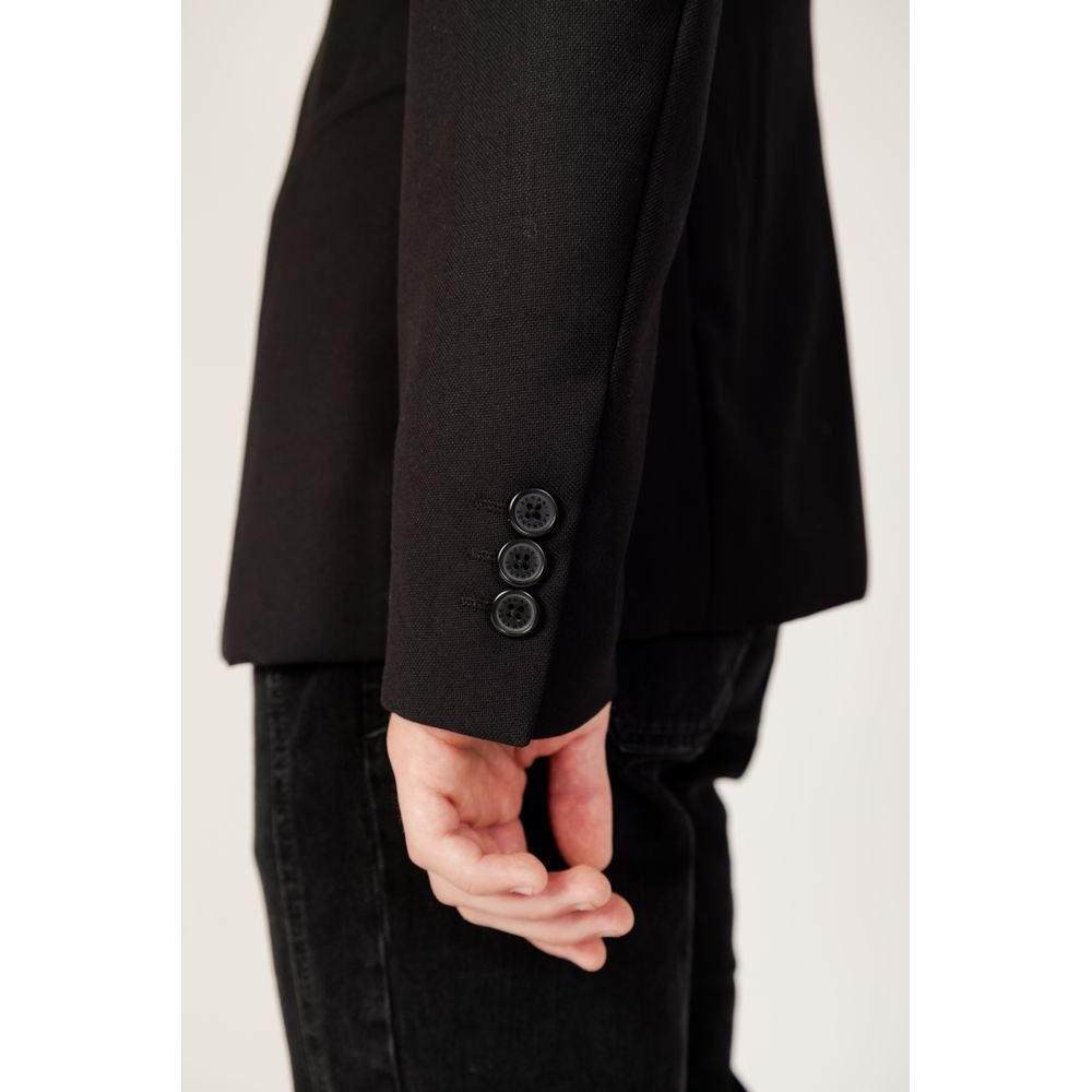 Armani Exchange, blazer noir en polyester