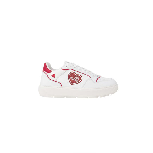 Baskets rouges en polyéthylène Love Moschino