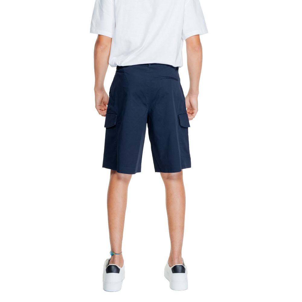 Short Bermuda en coton bleu Armani Exchange
