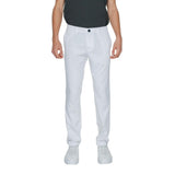 Pantalon blanc en coton Armani Exchange