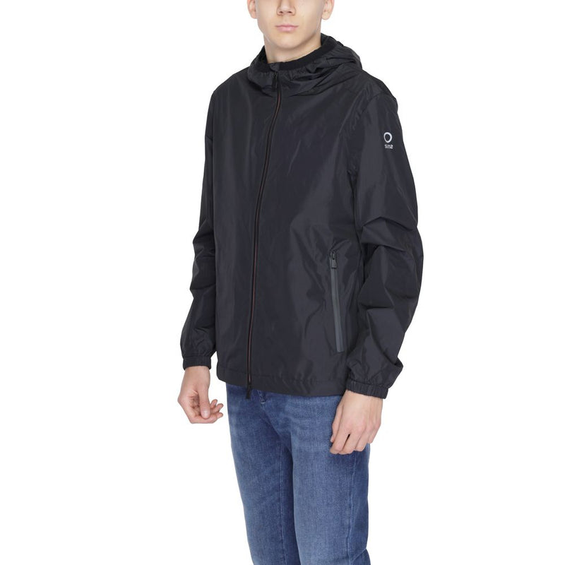 Vestes et manteaux en polyester noir Suns