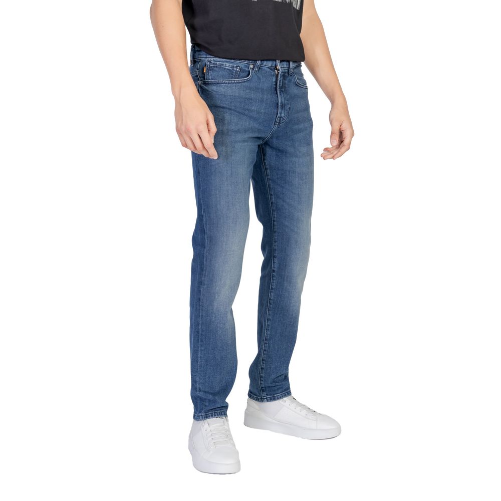 Jean en coton bleu à coupe décontractée de Hugo Boss