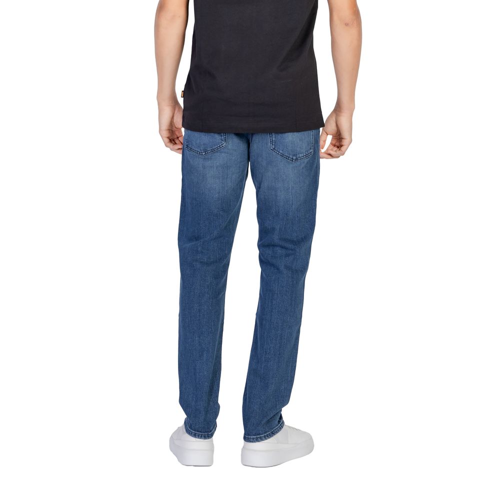 Jean en coton bleu à coupe décontractée de Hugo Boss