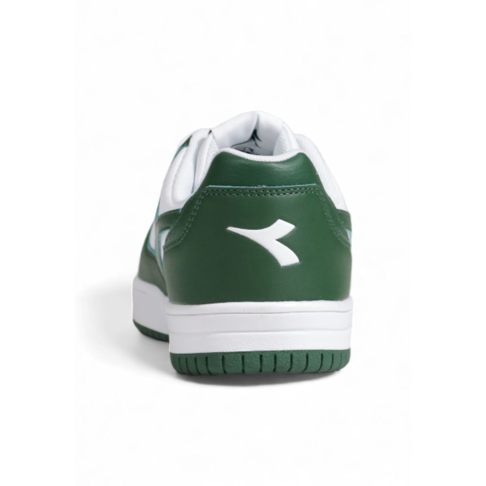 Baskets Diadora en cuir synthétique vert