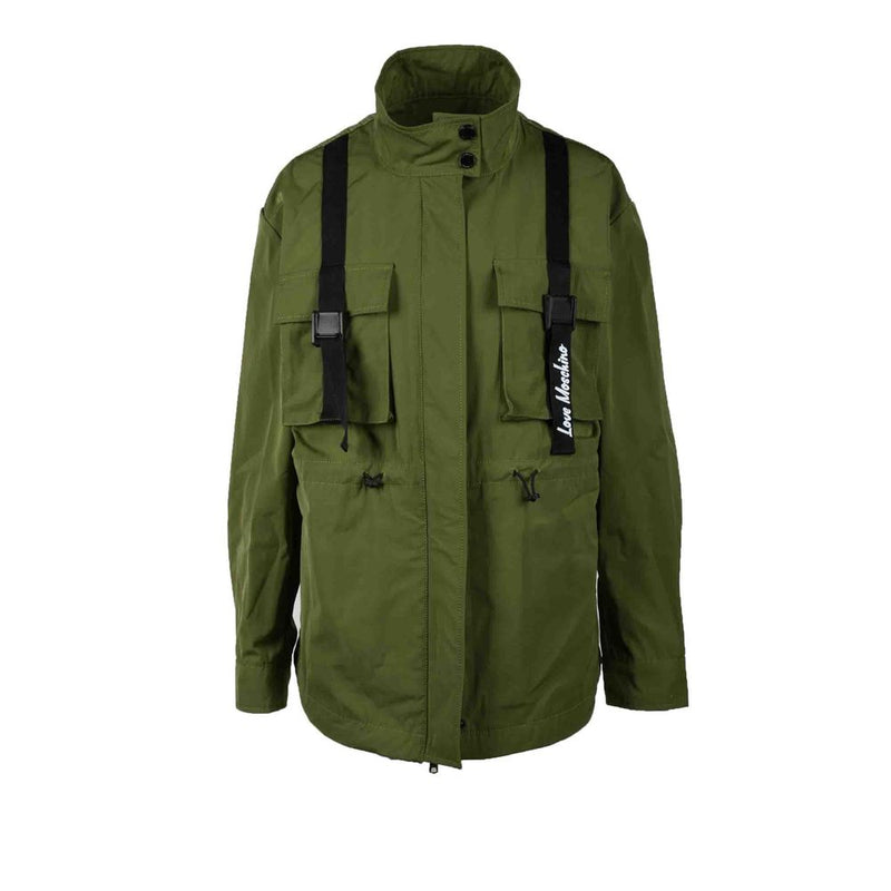 Love Moschino Green Polyester Jacket - Model LOVGIADAAF2ST0652002