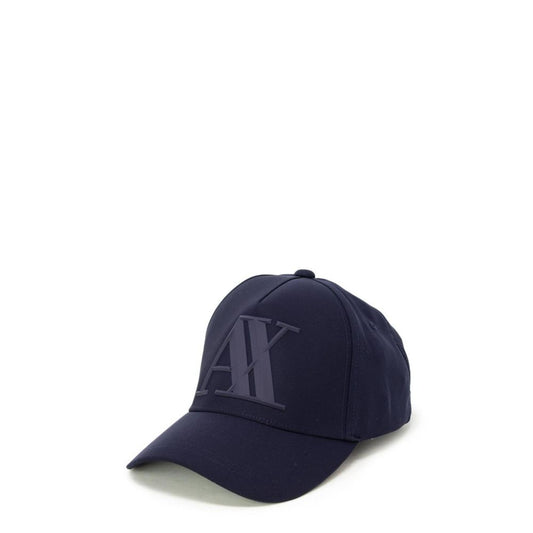 Armani Exchange Blauwe Polyester Petten Honkbalpet