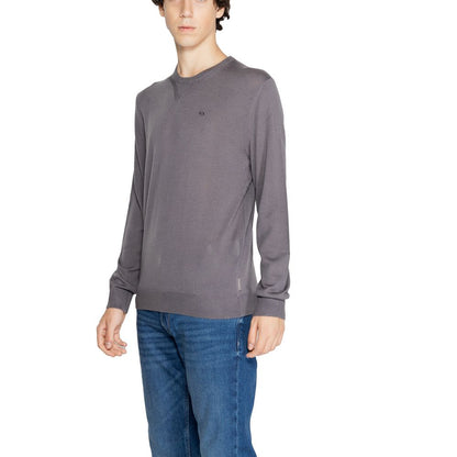 Armani Exchange grijze wollen trui