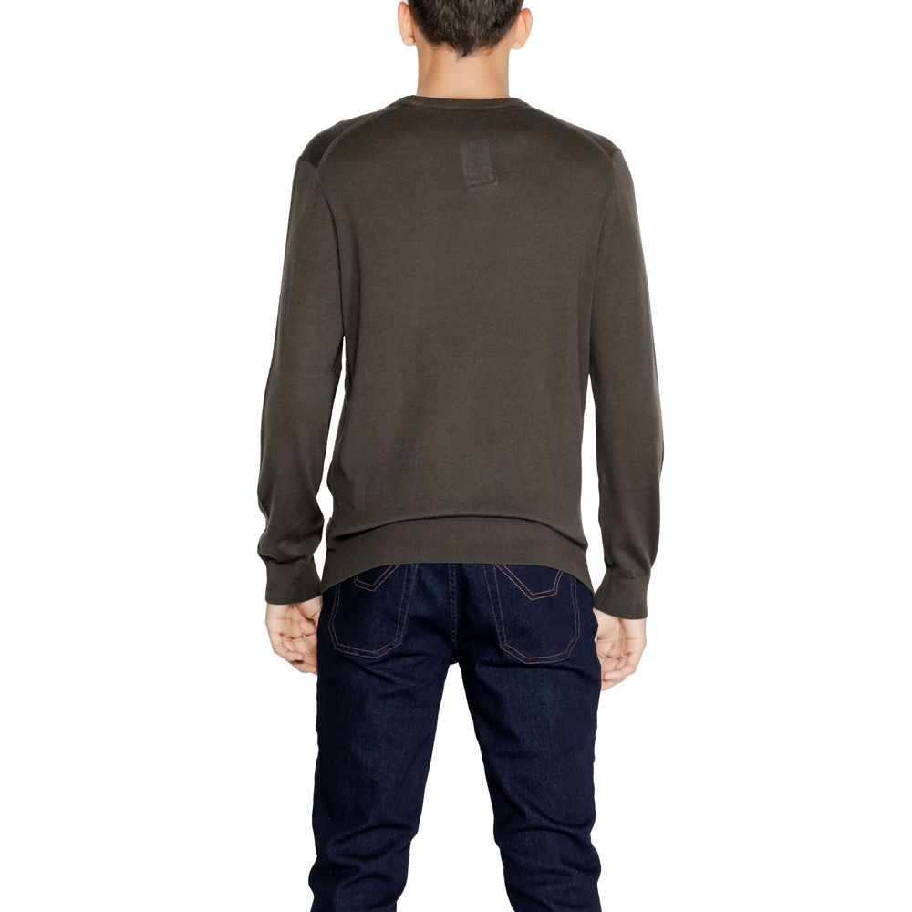 Armani Exchange groene wollen trui