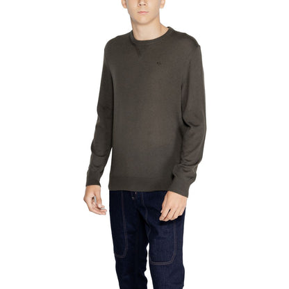 Armani Exchange groene wollen trui