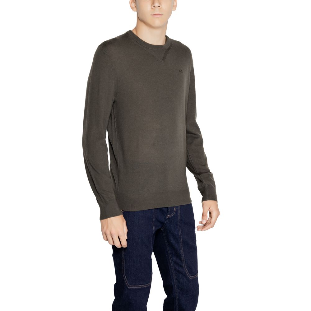 Armani Exchange groene wollen trui