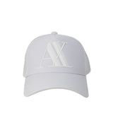 Casquette de baseball en coton blanc Armani Exchange