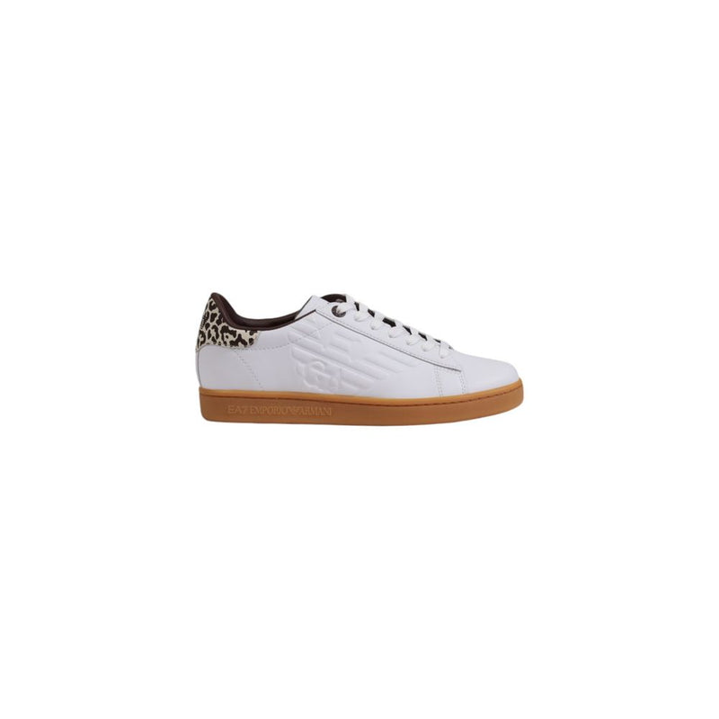 EA7 Emporio Armani Beige Leather Sneaker for Women