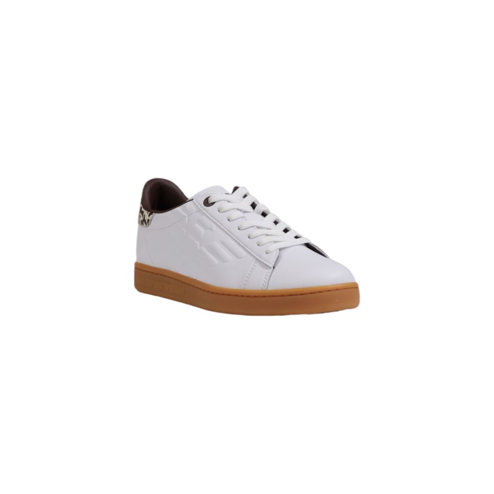 EA7 Emporio Armani Beige Leather Sneaker for Women