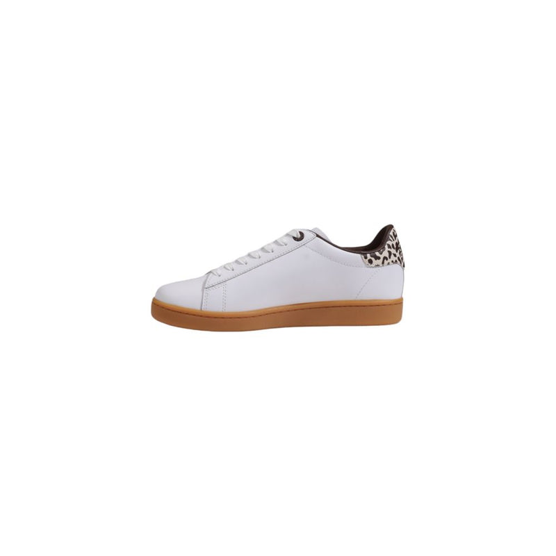 EA7 Emporio Armani Beige Leather Sneaker for Women