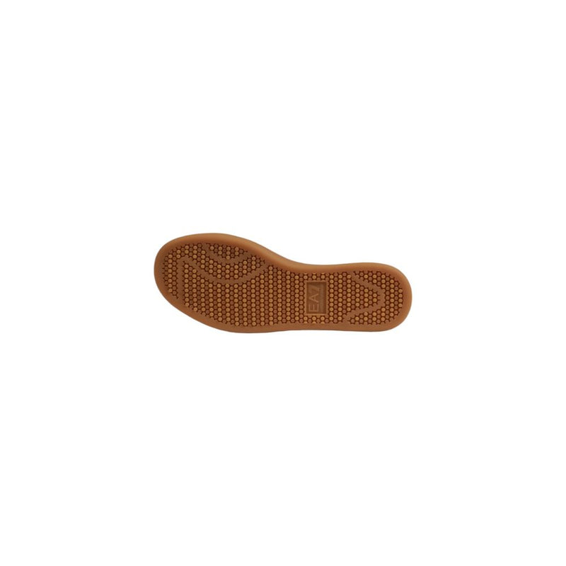 EA7 Emporio Armani Beige Leather Sneaker for Women