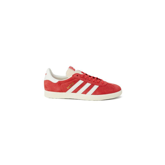 Baskets en cuir daim orange Adidas