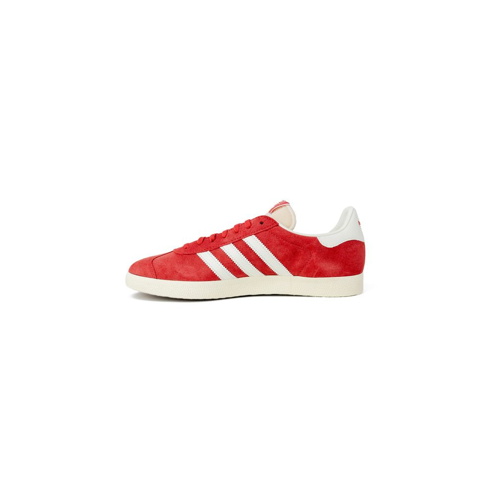 Baskets en cuir daim orange Adidas
