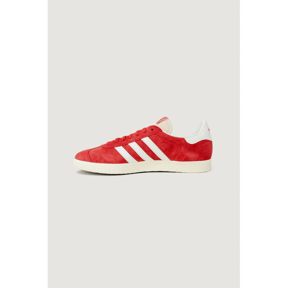Baskets en cuir daim orange Adidas