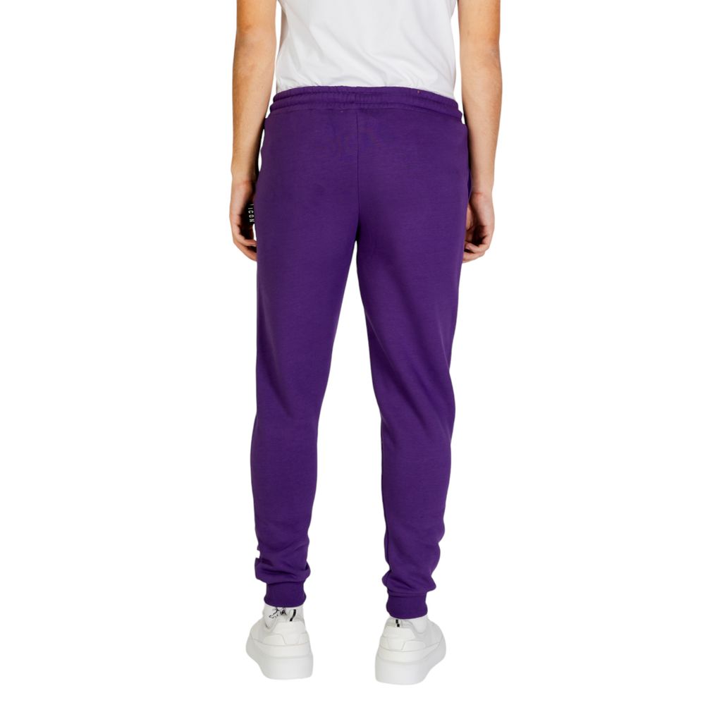 Icon Purple Cotton Joggers Workout Pant