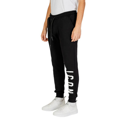 Icon Black And White Cotton Joggers Workout Pant