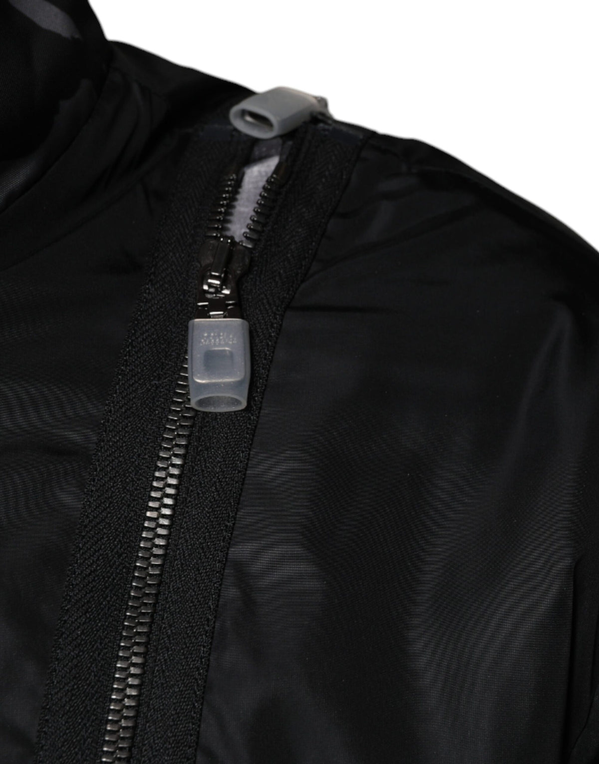 Veste bomber homme Dolce & Gabbana en nylon noir à fermeture éclair intégrale