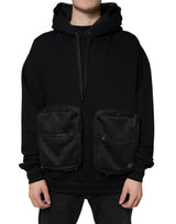 Pull à capuche noir pour homme Dolce &amp; Gabbana