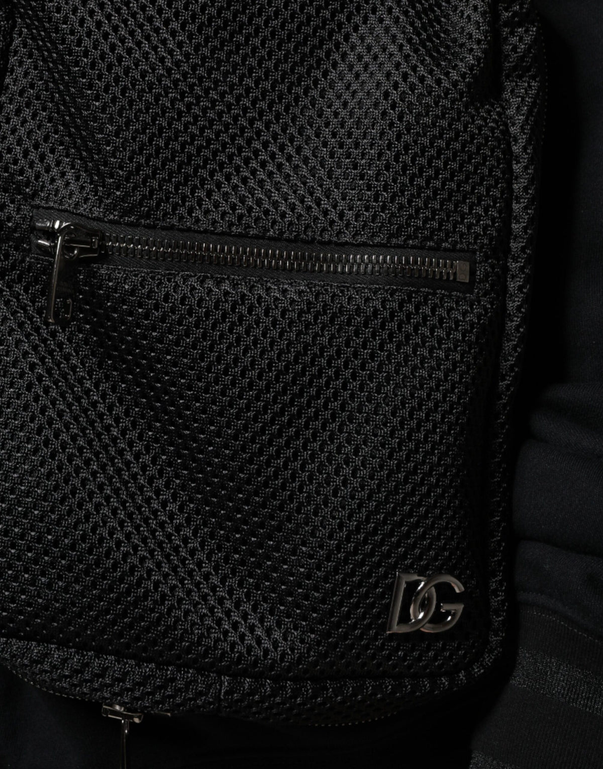 Pull à capuche noir pour homme Dolce &amp; Gabbana