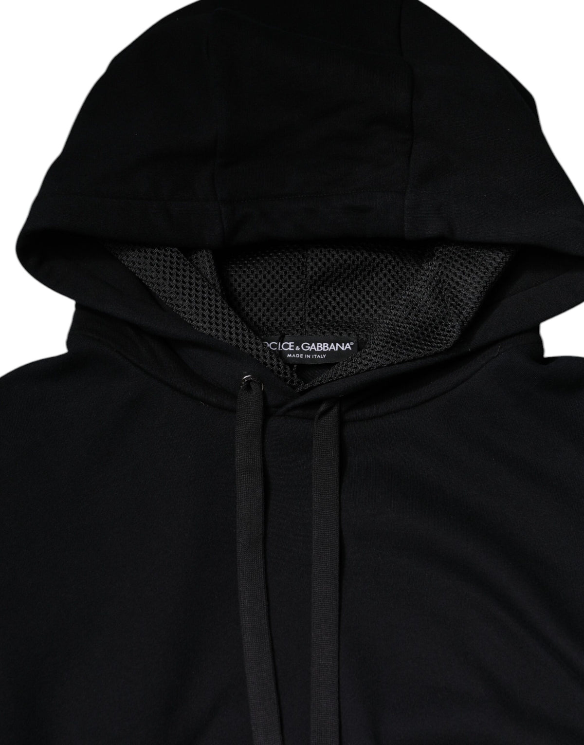 Pull à capuche noir pour homme Dolce &amp; Gabbana