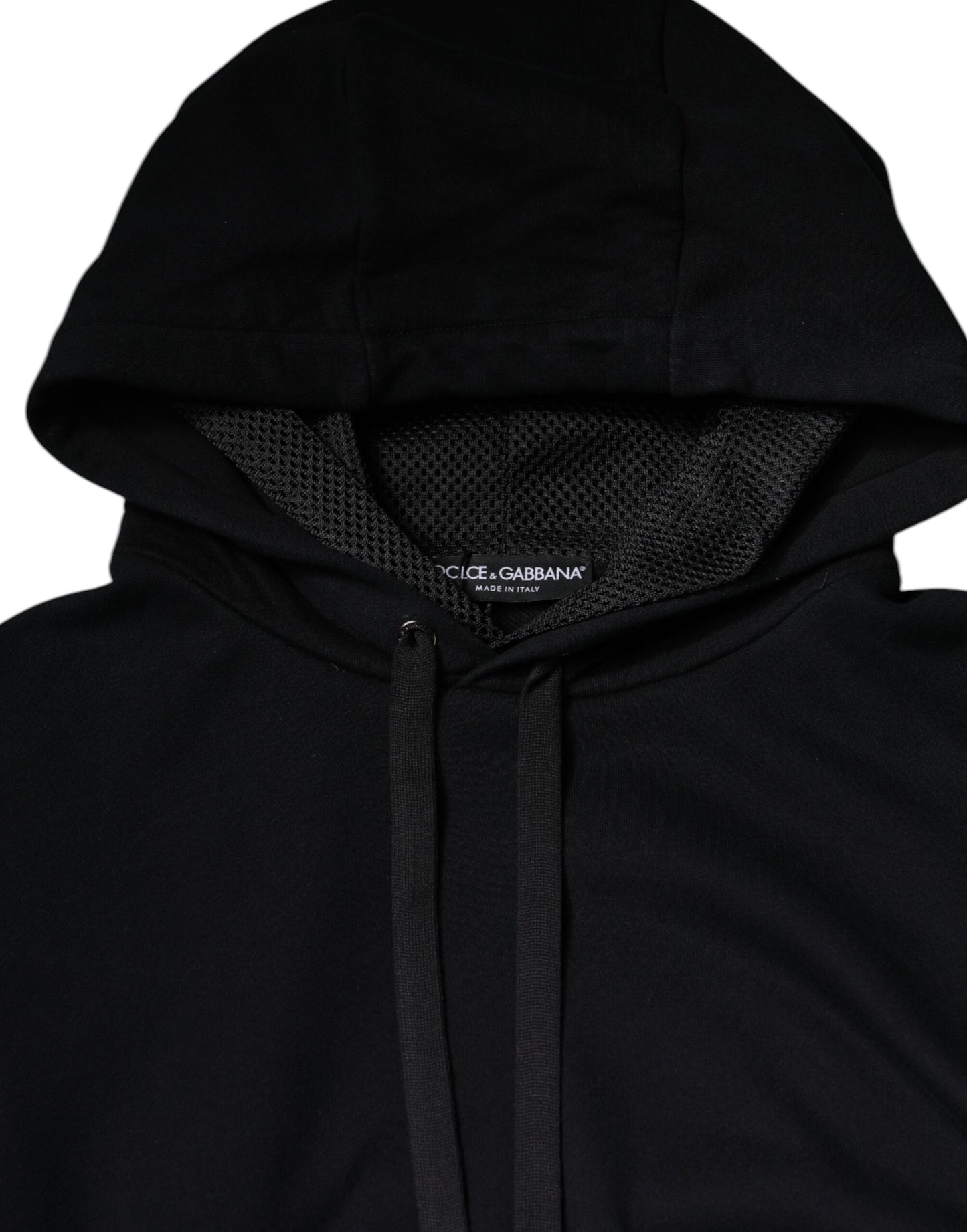 Dolce &amp; Gabbana Zwarte Kapuchon-Pull-Over Heren Sweatshirt Trui