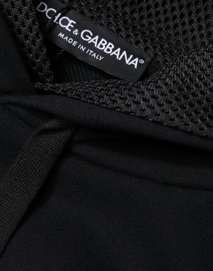 Dolce &amp; Gabbana Zwarte Kapuchon-Pull-Over Heren Sweatshirt Trui