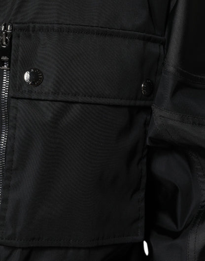 Dolce & Gabbana Zwarte Nylon Winter Parka Jas voor Heren