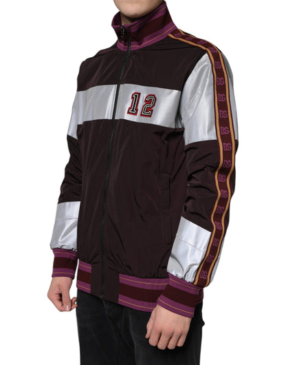 Dolce & Gabbana Multicolor Full Zip Jersey Heren Bomberjack