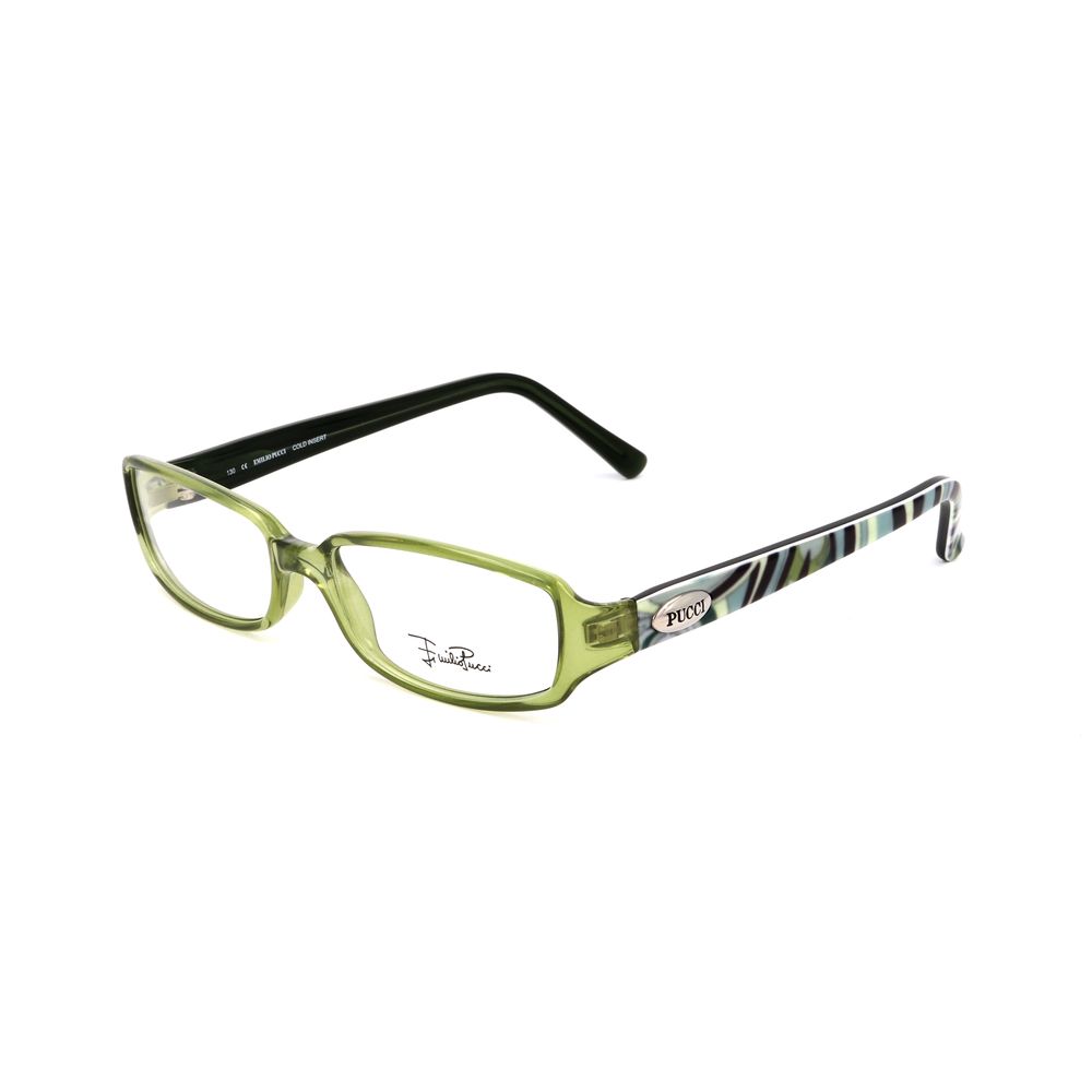 Lunettes Emilio Pucci à montures vertes en plastique