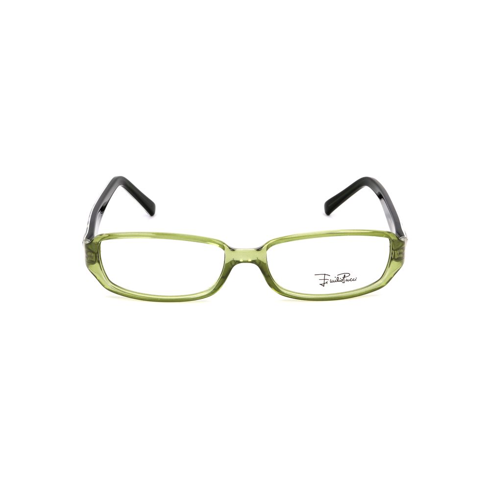 Lunettes Emilio Pucci à montures vertes en plastique