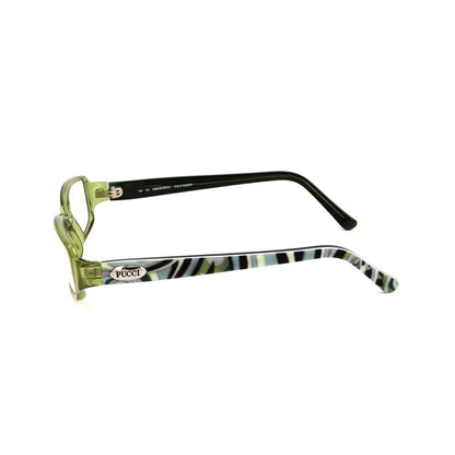 Lunettes Emilio Pucci à montures vertes en plastique
