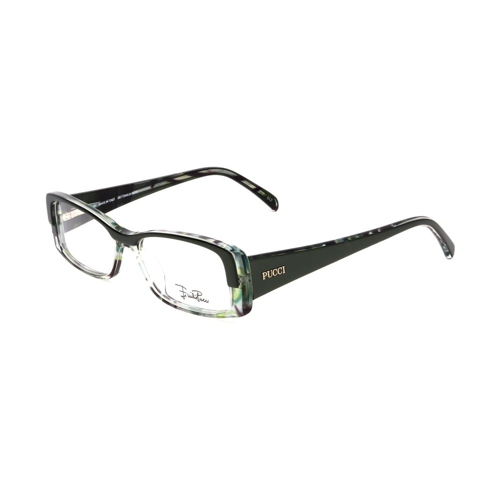 Lunettes à montures grises en plastique de Emilio Pucci