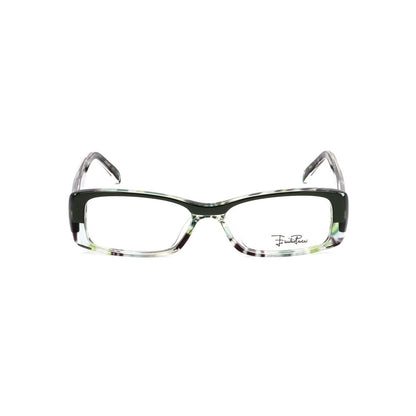 Lunettes à montures grises en plastique de Emilio Pucci