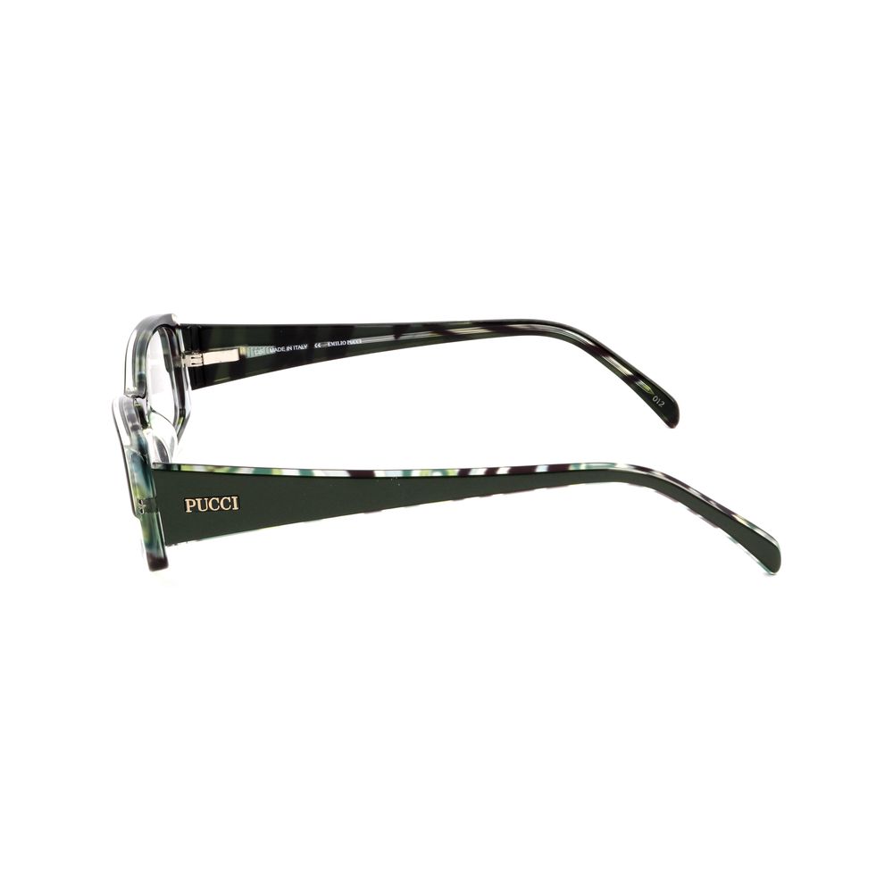 Lunettes à montures grises en plastique de Emilio Pucci