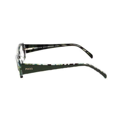 Lunettes à montures grises en plastique de Emilio Pucci
