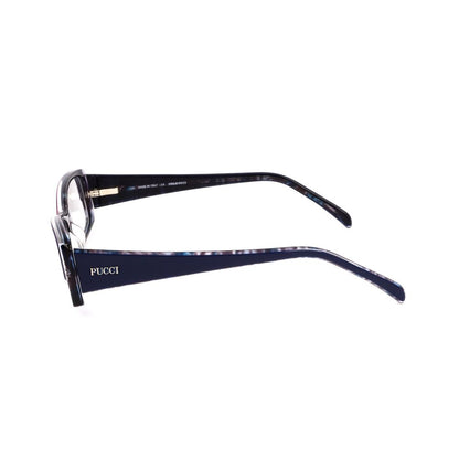 Emilio Pucci blauwe brillenglazen